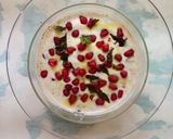 A picture of step 3 of Pamagranate raita.