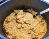 A picture of step 5 of Segedin Gulash.