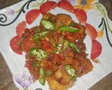 A picture of step 5 of Chilli bread.