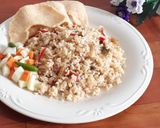Foto langkah ke 4 dari resep Nasi goreng ikan teri.