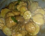 Foto langkah ke 7 dari resep Rendang ayam + jengkol bumbu sajiku..