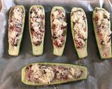 Töltött cukkinicsónak recept fázis 4 fotója