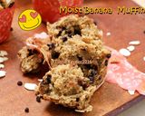 Foto langkah ke 7 dari resep Muffin Pisang Gula Palem lembut enak.