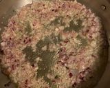 A picture of step 2 of Scallops with Coral Sauce.