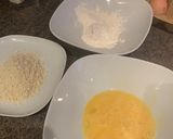 A picture of step 3 of Manchego and chorizo croquettes.