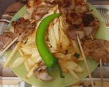 صورة لخطوة 3 من وصفة شيش طاووق بالزبادى ❤😋