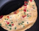 A picture of step 4 of Omelette Masala.