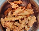 A picture of step 3 of #Nov#W2#Baby corn Manchurian (dry).