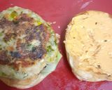 A picture of step 9 of Ultimate Diabetic Friendly Sour Dough Burger.
