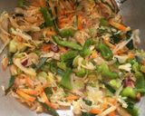 A picture of step 4 of Burnt Garlic Veg Fried Rice.