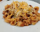 Foto del paso 6 de la receta: 🍝Tortellini a los Tortellini 🧀4 quesos con 🌶️chile y 🥩carne