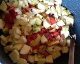 Gluténmentes mexikói bab ragú puliszkával és káposzta salátával recept fázis 2 fotója