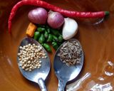 Foto langkah ke 2 dari resep Pepes ebi asam sunti.