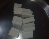 A picture of step 1 of Pomegranate sandesh.