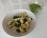 Foto del paso 3 de la receta: Pasta con espinacas y pesto de espinacas