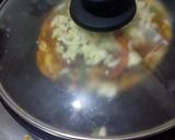 A picture of step 2 of Veggies pizza.
