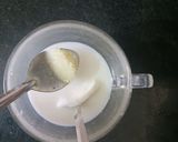 A picture of step 1 of Panchamrit (Auspicious Drink).