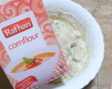 A picture of step 2 of Chicken Malai Boti.