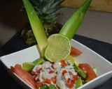 Une image de l'étape 4 de Ceviche de daurade, comme au Costa Rica.
