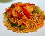 Foto langkah ke 6 dari resep Pancit Canton (Mie Goreng Philipine).
