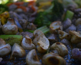 Foto del paso 1 de la receta: Vegetales y vacío a la plancha