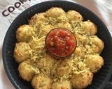 Foto langkah ke 20 dari resep Cheese Garlic Butter Bread #tanpaoven.
