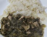 Foto del paso 9 de la receta: Verdolaga con cerdo en salsa verde