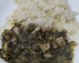 Foto del paso 9 de la receta: Verdolaga con cerdo en salsa verde