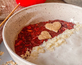Foto del paso 2 de la receta: Porridge Red Velvet