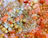 A picture of step 2 of Sweet Potato Mix Chana Chaat 😋😋.