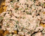 A picture of step 4 of Shredded Chicken Broccoli 🥦 Pasta Bake.