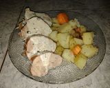 Foto del paso 6 de la receta: Solomillo de cerdo al horno con papas y salsa de pimienta