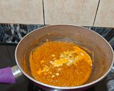 A picture of step 8 of PANEER MASALA.