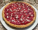 Foto del paso 5 de la receta: Tarta Con Crema Pastelera Y Compota De Frutillas ❤️🍓 Mamá 🍓❤️