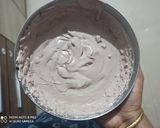 A picture of step 3 of Oreo chocolate mousse.