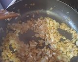 A picture of step 1 of Fillo pastry with meat.