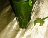 A picture of step 3 of Lemon grass cocumber juice.