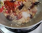 लाल भाजी उड़द दाल की सूखी सब्जी(lal bhaji udad ki sukhi dal recipe in hindi) रेसिपी चरण 3 फोटो