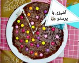 عکس مرحله 7 از دستور کیک پف نکرده بدون فر 😅