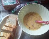 A picture of step 2 of Orange toast.