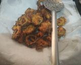 A picture of step 4 of Bittergourd chips.