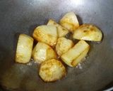 A picture of step 1 of Aloo Keema Masala in Bengali Style.