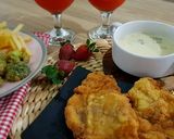Foto langkah ke 6 dari resep Steak Ayam Crispy Mushroom Sauce.