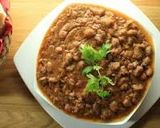 A picture of step 1 of Foul Medames.