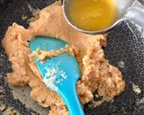 A picture of step 4 of Caramel Peda.