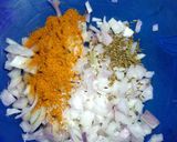 A picture of step 3 of Chana Chaat.
