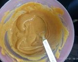 A picture of step 1 of Besan bhajji.