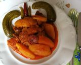 Kolbászos paprikás krumpli recept fázis 5 fotója