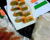 Tricolour barfi recipe step 4 photo