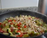 Foto del paso 4 de la receta Lasaña de verduras y bechamel de queso curado
